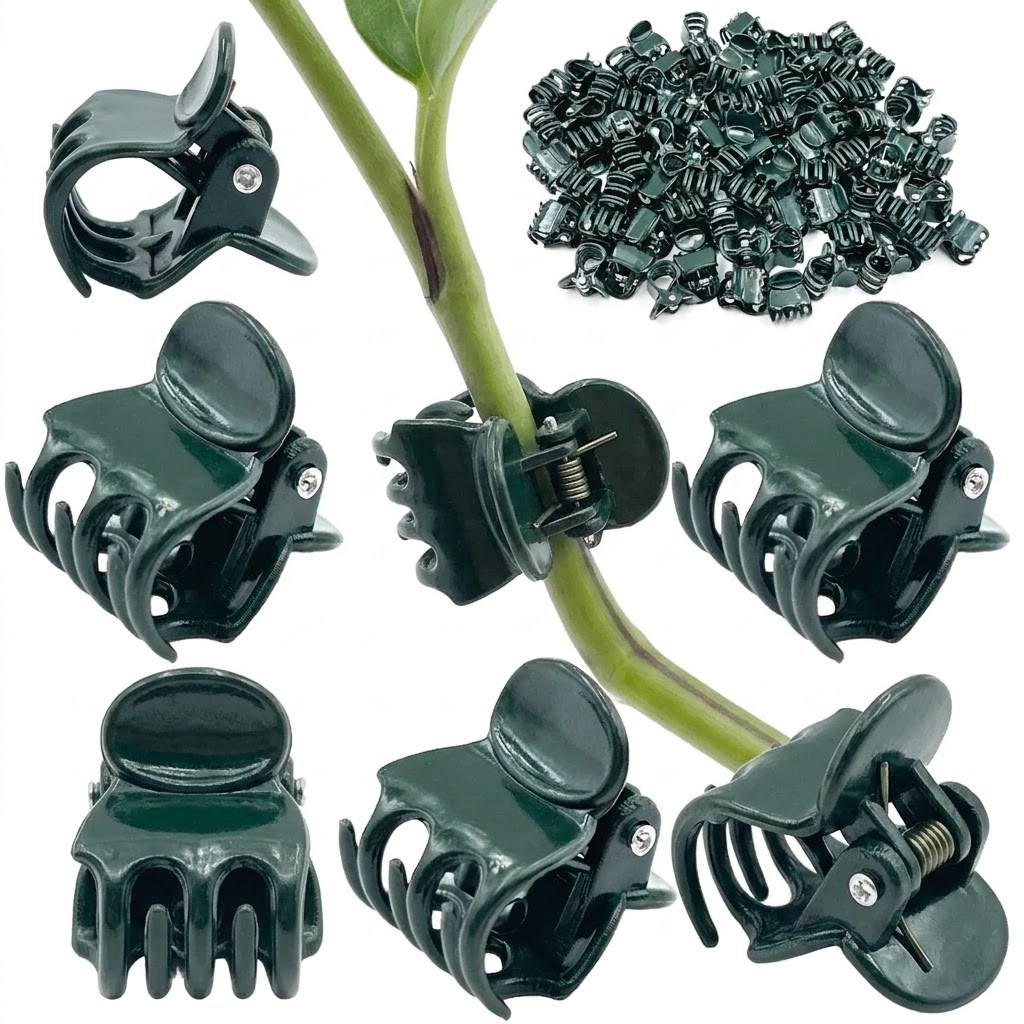 Florist Supply Bulk - 100 Adet Mini Bitki Klipsi, Orkide