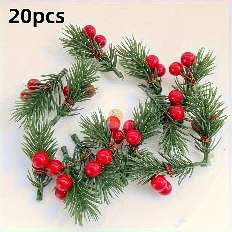 20 adet gerçekçi kırmızı meyve - Supply Florist incelemesi ve fiyatı