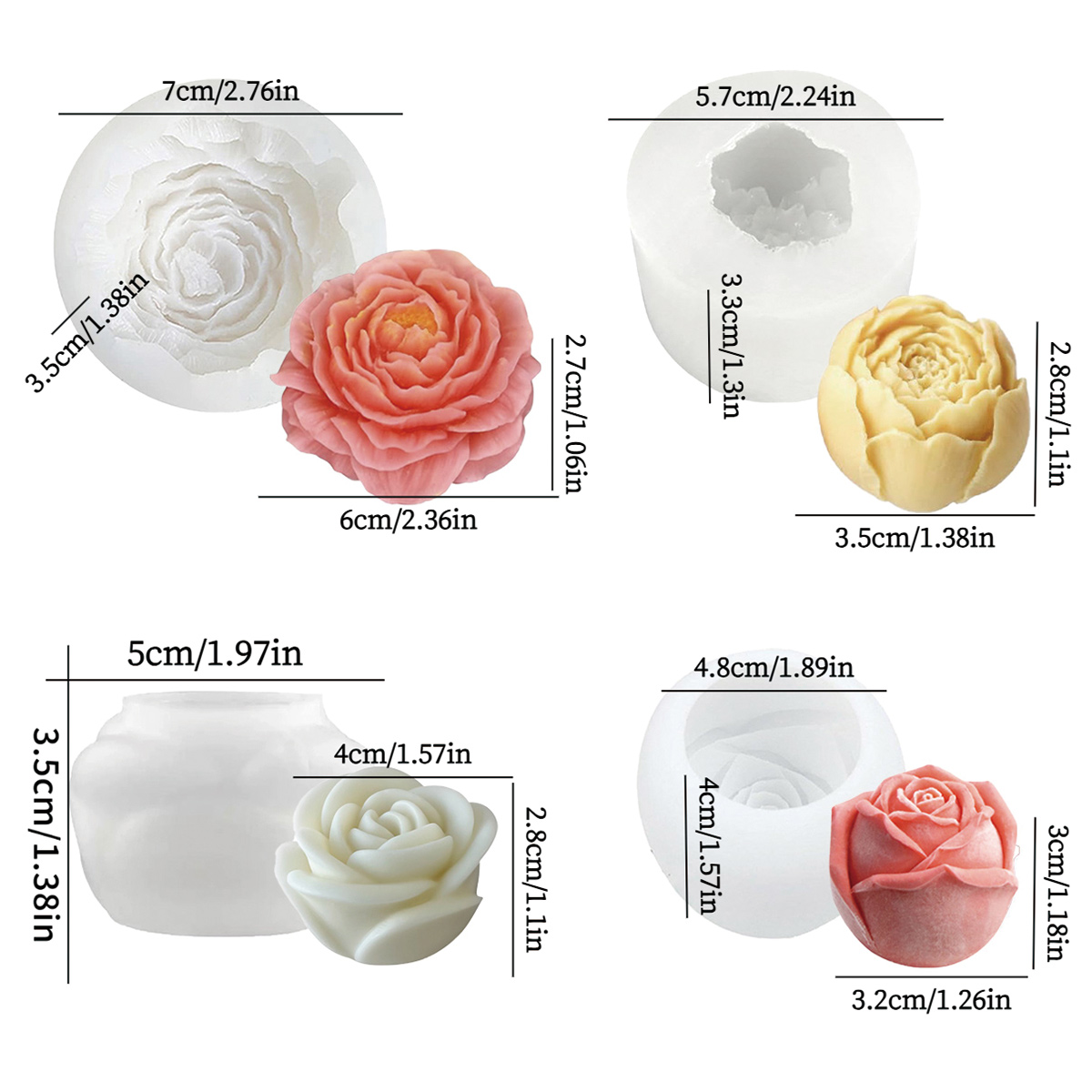 4'lü Çiçek Kalıp Seti - Şakayı - Florist Supply Bulk incelemesi ve fiyatı